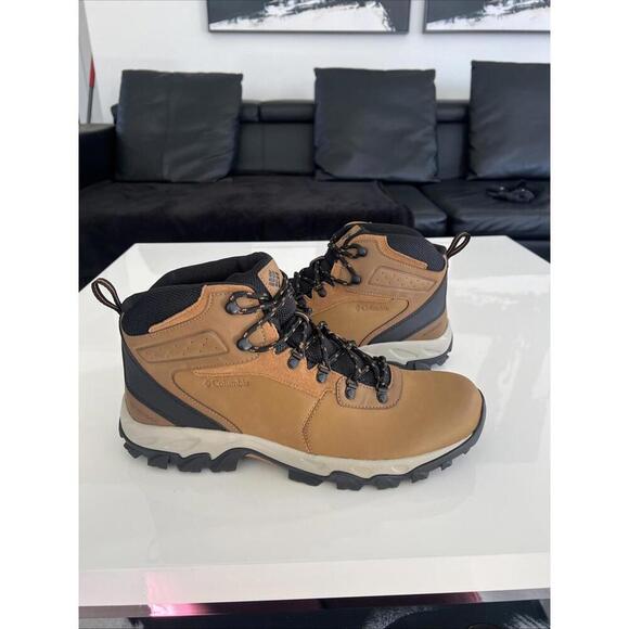 NIB COLUMBIA 1594731-291 MEN\'S NEWTON RIDGE PULS II WATERPROOF ELK/BLACK BOOT 14 main image 8